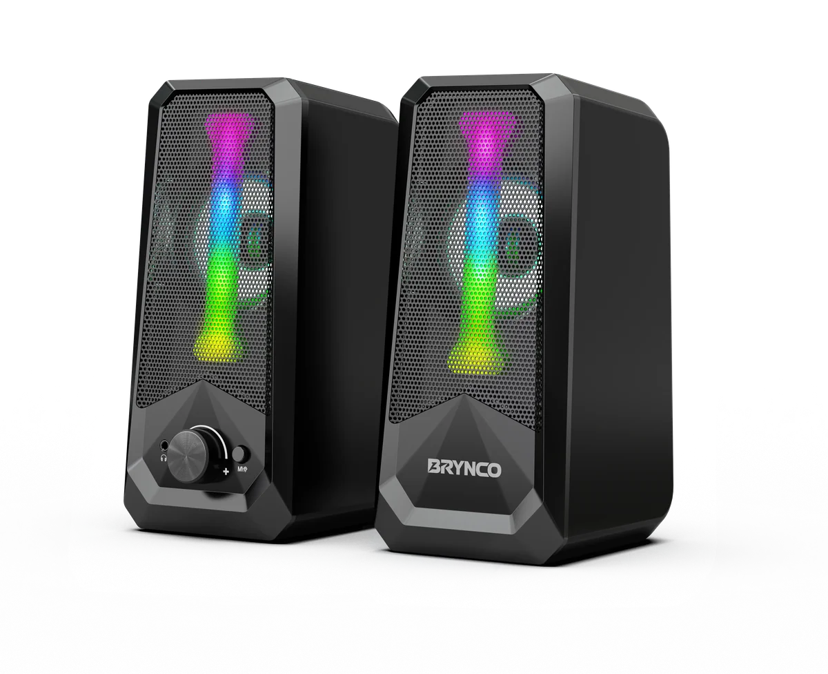 Brynco A87 RGB desktop speaker pair